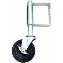 Federbelastete Torrolle – 10 Mm Universal-torrad Mit Bremse Und 6-loch-montageplatte – Stoßdämpfung – Multifunktions-feder-schwenkrad