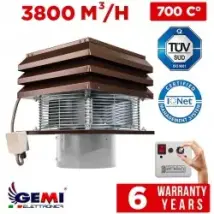 Extractor De Humos Para Chimeneas Extractor Humo Chimenea Eléctrico Extractor Para Chimenea Redonda 25 Cm De Leña Sombrero De 250 Mm Para Barbacoa 