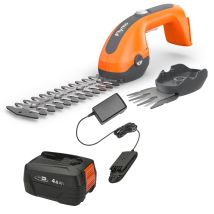 Flymo 18v Simplishear Cordless Shrub Hedge Shear Trimmer Cutter Bosch 1x4ah Batt