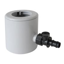 First Plast - Rapf186n Recuperatore Acqua Piovana Con Parafoglie E Valvola Portagomma, Grigio