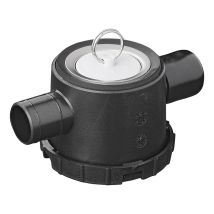 Sifón Fregadero Proplus Sifon Met Rvs Zeef Acero Inoxidable Doble Ø39 Mm