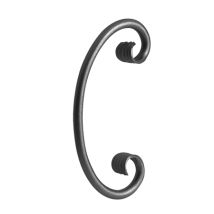 Riccio A C - Altezza 220mm Larghezza 110mm In Tondo Ø14mm - Ferro Battuto - Saldatura