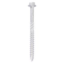 Timco - Hex Flange Head Exterior Silver Timber Screws - 6.0 X 40
