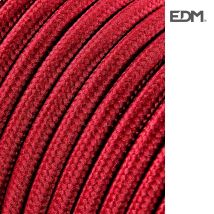 EDM – 5 Meter Rohrkabel 2 x 0,75 mm C08 Burgund – Rohrkabel für elektrische Verbindungen – 3 Jahre Garantie