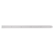 Stahlmaßstab 500 mm rostfrei blendfreie Oberfläche Breite 30 mm Materialstärke 1,0 mm geeicht für F B