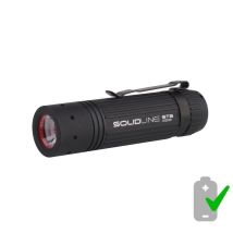 Torcia LED Lenser 400 lumen – IP54 – 3 modalità di luminosità – Solidline