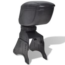 Destockoutils – Bracciolo Auto Universale Regolabile con Vano Consolle Integrato – Colore Nero, Materiale ABS – 8718475887096