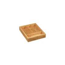 Dm Creation Naturellement - Organizador De Cubiertos De Bambú Ajustable 4/6 Compartimentos - 00200 - Dm Creation -