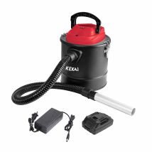 Aspiracenere Soffiatore Senza Fili 12 Litri Kekai Graciano Filtro Hepa Lavabile, Batteria E Caricabatteria