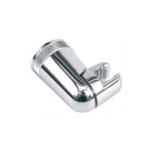 Abs - Cis Soporte Ducha Bayoneta 03622 Cromo , Soporte De Ducha Bayoneta Redondo Cromadodiseñado Para Flexos De Ducha Con Tuerca Cónica.
