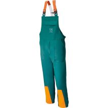 Watex Forstschutz-Latzhose Design C – Größe 64 – 68 % Polyester, 32 % Baumwolle – Schnittschutzmaterial: 70 % Polyester, 30 % Polypropylen