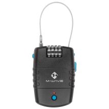 M-wave Lock N Rol Cable Antirrobo Negro Con Alarma