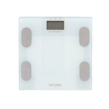 Báscula de baño digital – 30x30x2 cm – Pantalla LED extragrande – 180 kg – Diseño moderno – Ideal para familias