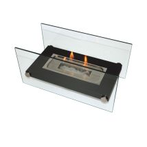 Tisch-ethanol-kamin Aus Metall