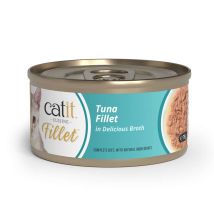 Atún desmenuzado para gatos – Comida húmeda alta en proteínas – Sin cereales – Pack variado – Catit