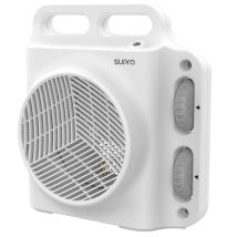 Supra – Termoventilador Souffleo 2 2000W Blanco – Protección IP21, 2 Niveles de Calor, Uso en Baño