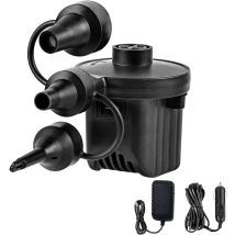 Pompe À Air Électrique Portable Dc 12v / Ac 110 240v Gonfleur Électrique À Remplissage Rapide Pompe De Gonflage D'Air Pour Matelas D'Air Gonflable 