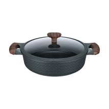 Resto - Kochtopf 4,4 L (grau, 280x80x280 Mm, Ø28 Cm, Induktion, Spülmaschinenfest)