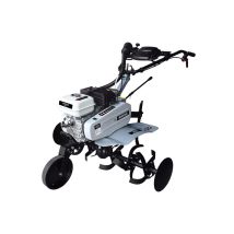Motoazada de gasolina OMEGA 208cc – 7 HP – Ancho de trabajo 110 cm – 6 fresas hexagonales – 2 discos protegeplantas