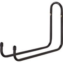 MOTTEZ Doppelhaken 40 kg – 21 cm Höhe – 32 cm Breite – 7,4 cm Tiefe – Korrosionsbeständig – Werkzeugaufbewahrungssystem
