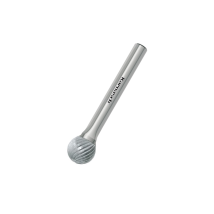 Karnasch Hartmetall-Frässtift unbeschichtet 10mm Durchmesser, 8mm Schneidlänge, 54mm Gesamtlänge HP1 für Titan, Inconel, Hastelloy
