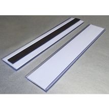 Deiss – Portaetichette magnetico trasparente 50 pezzi – Volume: 10L, Quantità: 50 – Sacchi per pattumiera