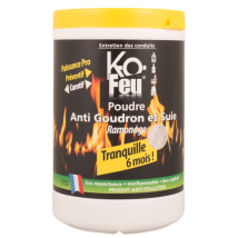 Polvere antitarlo e fuliggine 800g – Kofeu – Ecologico, Inodore, Non infiammabile – Attrezzature per camini e stufe