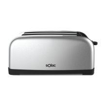 Tostadora Yé-Yé 1400W – 2 ranuras extra largas – Acero inoxidable – 6 niveles de tostado