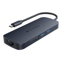 Hyperdrive Next 8-port Usb-c Hub Mit 140 W Ethernet Lan (rj-45) Anschlüsse: 1 Hdmi Anschlüsse: 1