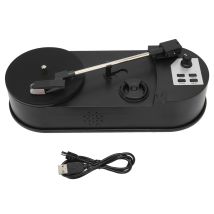 Decdeal Vinyl Turntable Record Player Usb 2.0 Professional Zum Mp3 -konverter Für Musikliebhaber