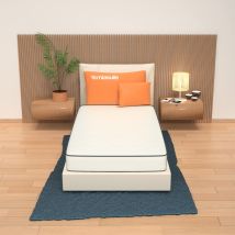 I Sogni Italiani Primavera Materasso Con Dispositivo Medico Ortopedico E Rivestimento Cotton Anallergico Ed Antiacaro, Water Foam E Poliuretano, 