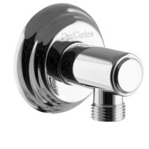 Wandanschlussbogen Nostalgie Retro – Massives Messing – Hochwertige Verchromung – 1/2" Außengewinde