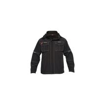 Chaqueta Softshell De Combate Negra De 280 G, Talla Xxl