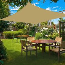Heytea - Waterproof Shade Sail 2x3m, Rectangular Shade Cloth Uv Protection For Outdoor Garden Terrace Balcony