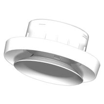 Vaillant Copri Piastra Standard Rotonda D 125 M Per Montaggio A Soffitto, Bianco, 0020231950