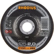 Rhodius - Disco Cupping Ftk24 125 X 2,0 Millimetri Angolata Rodio (25)