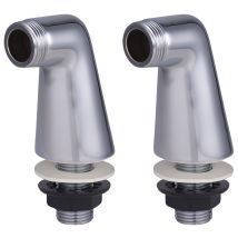 Comptoir De Picardie - Columnitas Para Bañera Luxe Quick Plomberie - M1/2 M3/4 Cromado X2 Unidades