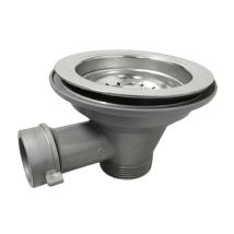 Bonde Fregadero Manual Sola 002918 Diámetro 90 Mm Salida Para Rebosadero 32 Mm Lira