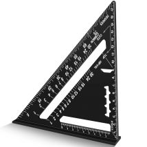 Carpenter's Square, High Precision Measuring Tools, Carpenter's Squares, Multifunctional Aluminum Ruler, Scribing Tools For Carpenters, Roofers, 