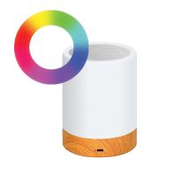 Techly Tragbare Led Lampe Weiß 12 Cm Höhe