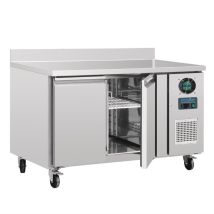 Table Réfrigérée Négative 282 Litres - 2 Portes Avec Dosseret - Polar