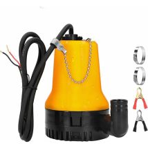 12v Tauchwasserpumpe Tauchpumpe 50w 4200l/h Gleichstrompumpe Schmutzwasserpumpe Tragbare Leitungslänge 2,3 Meter Mit Klemme, Für Saubere Und 