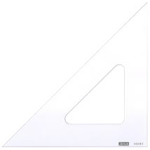 Minerva Flachwinkel Transparent 30 Cm 45 Grad