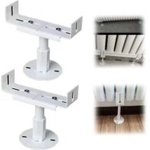 Lot De 2 Supports De Radiateur En Aluminium, Pied Radiateur Fonte,résistance Au Brouillard Salin, Support De Radiateur Pour La Maison, Support 