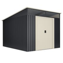 Stark Gartenhaus 6,6 M2 - 10 Jahre Garantie - 279x238x203cm. Metall-schuppen - Wasabi