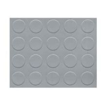 Tapis shaggy – 100 cm – 25 m – Gris – LADY DOC