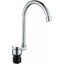 Grifo Plegable Gabrielle Para Caravana, Caravana, Autocaravana, Barco, Con Rotación De 360°, Monomando Para Fregadero De Cocina, Con Manguera De Agua 