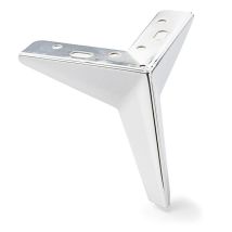 Pata metálica Togo – Altura 125 mm – Acabado metalizado – Ideal para sofás y muebles – Disponible en varios colores