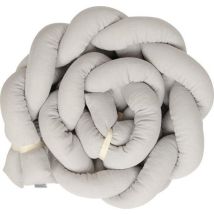 Babymatex Warkocz Protège-lit Gris Clair 200 Cm