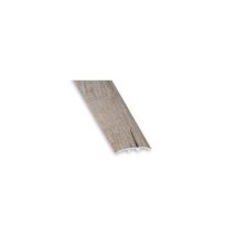 2-in-1-Design-Einstiegsleiste – Wolken-Eiche – 3,8x83cm – Türschwellenleiste aus Aluminium – unsichtbares Klicksystem
